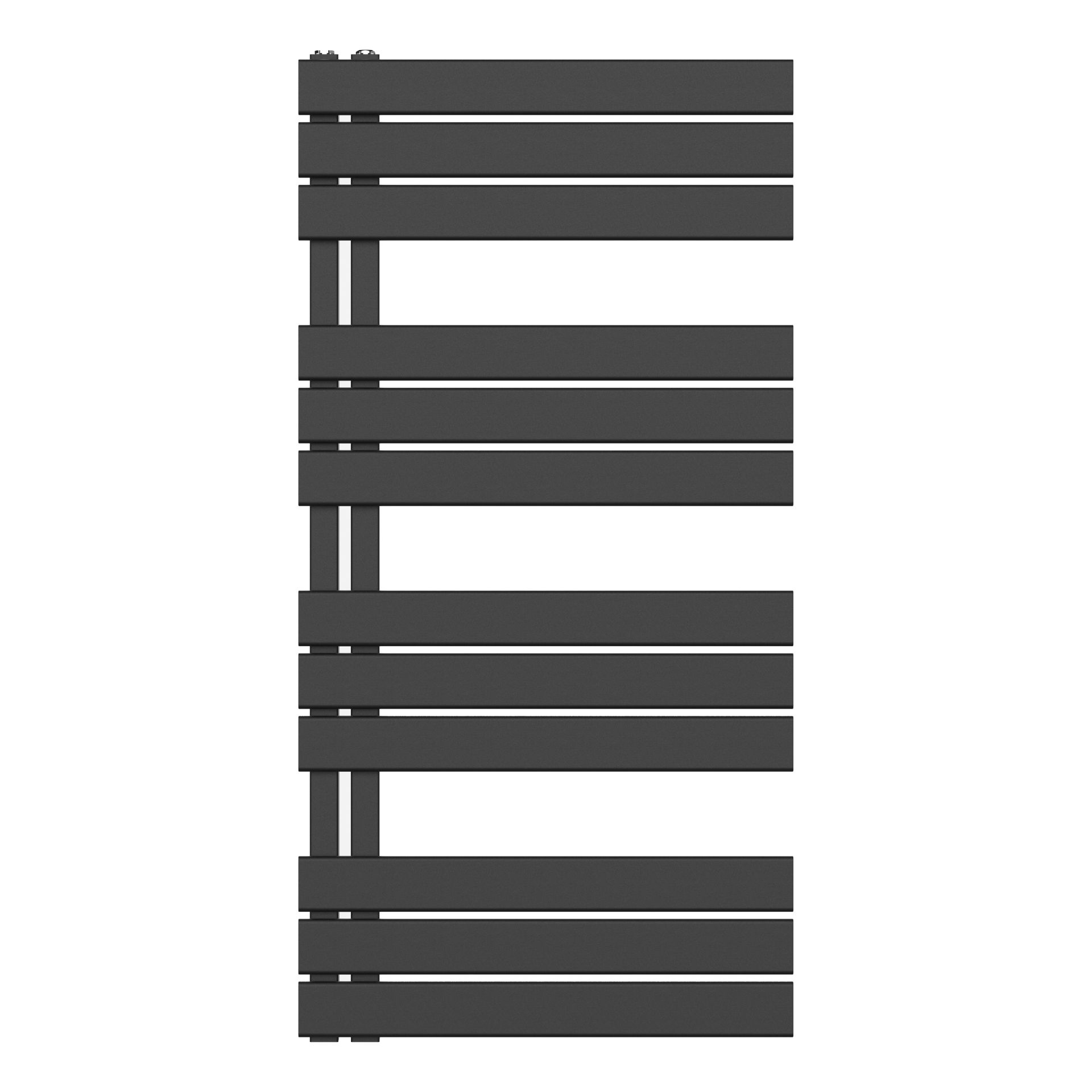 H120 x B60 cm - Handdoekradiator 681W  Mat Zwart