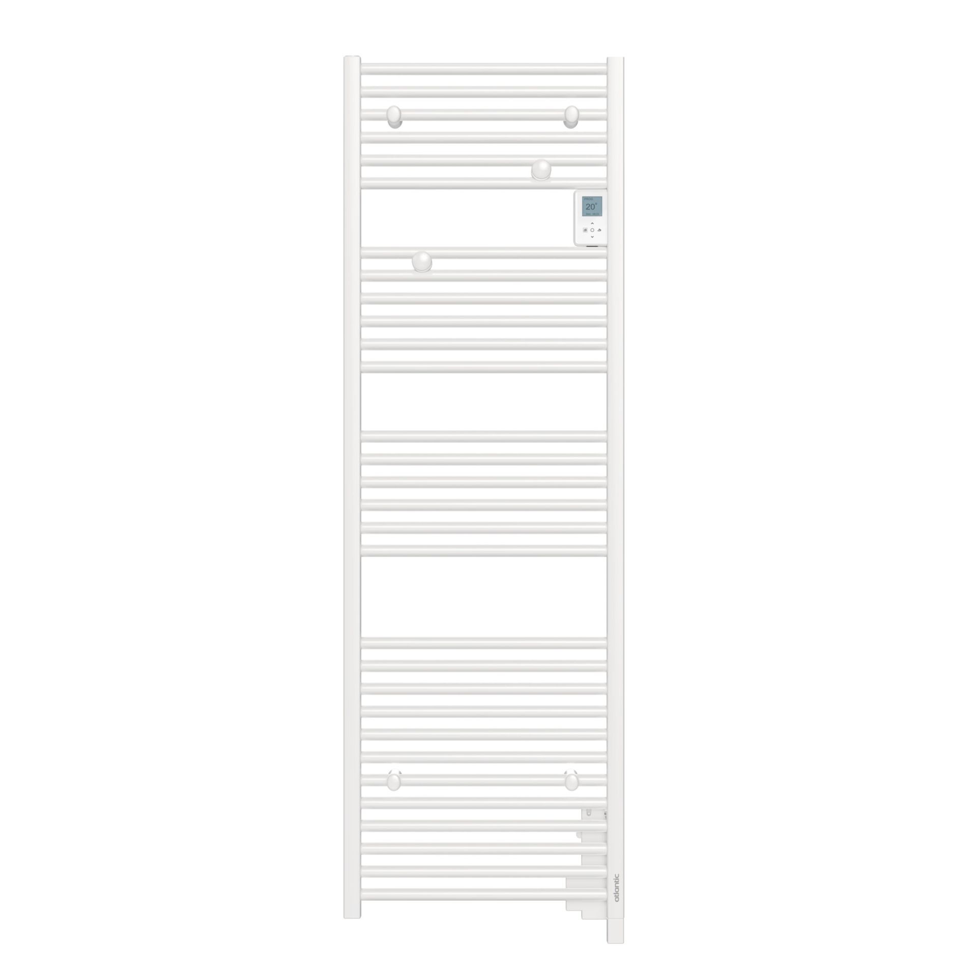 H160 x B50 cm - elektrische handdoekradiator digitaal 750W Wit