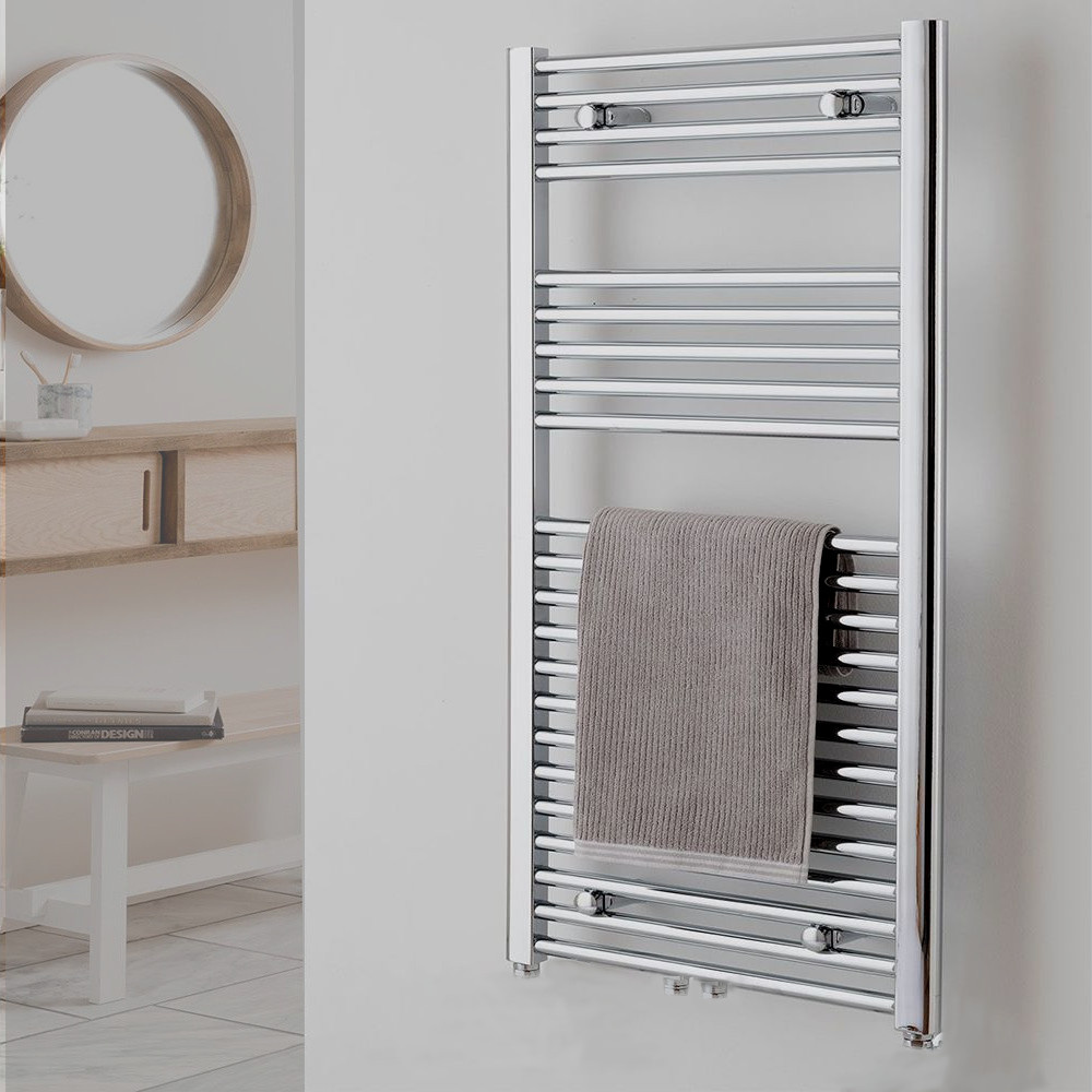 H120 x B60 cm - Handdoekradiator - Chroom