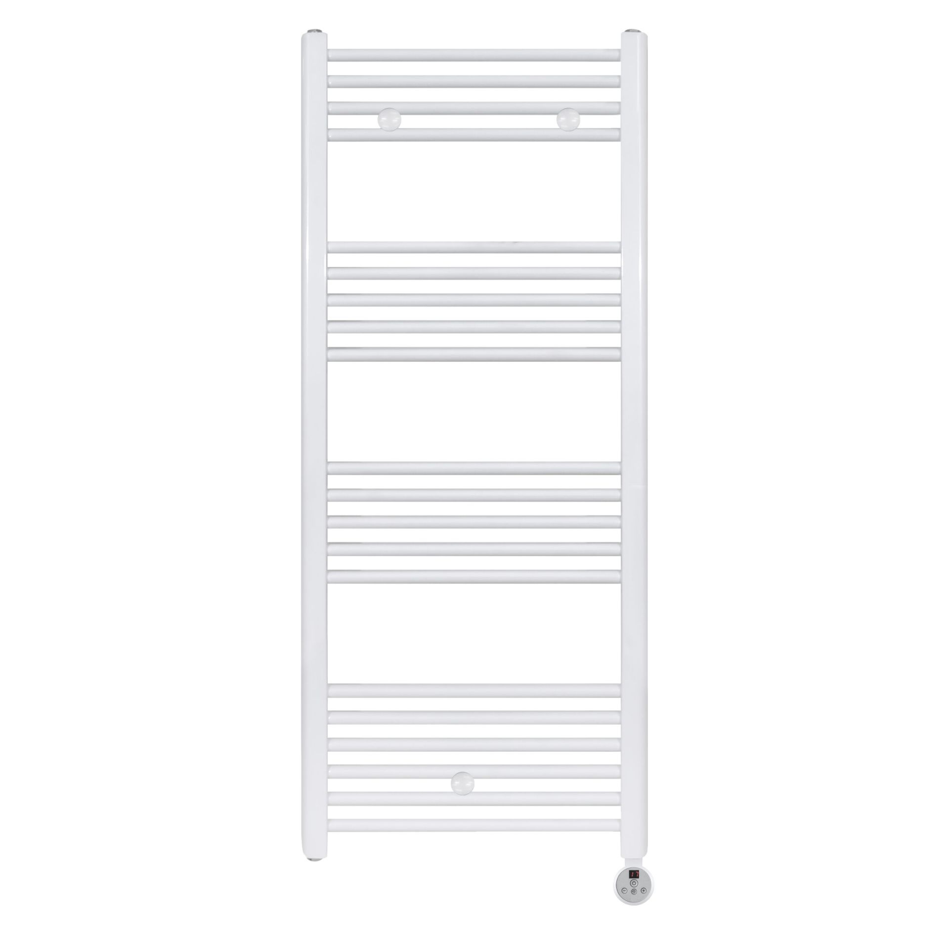 H120 x B50 cm - elektrische handdoekradiator 700 Watt - Wit