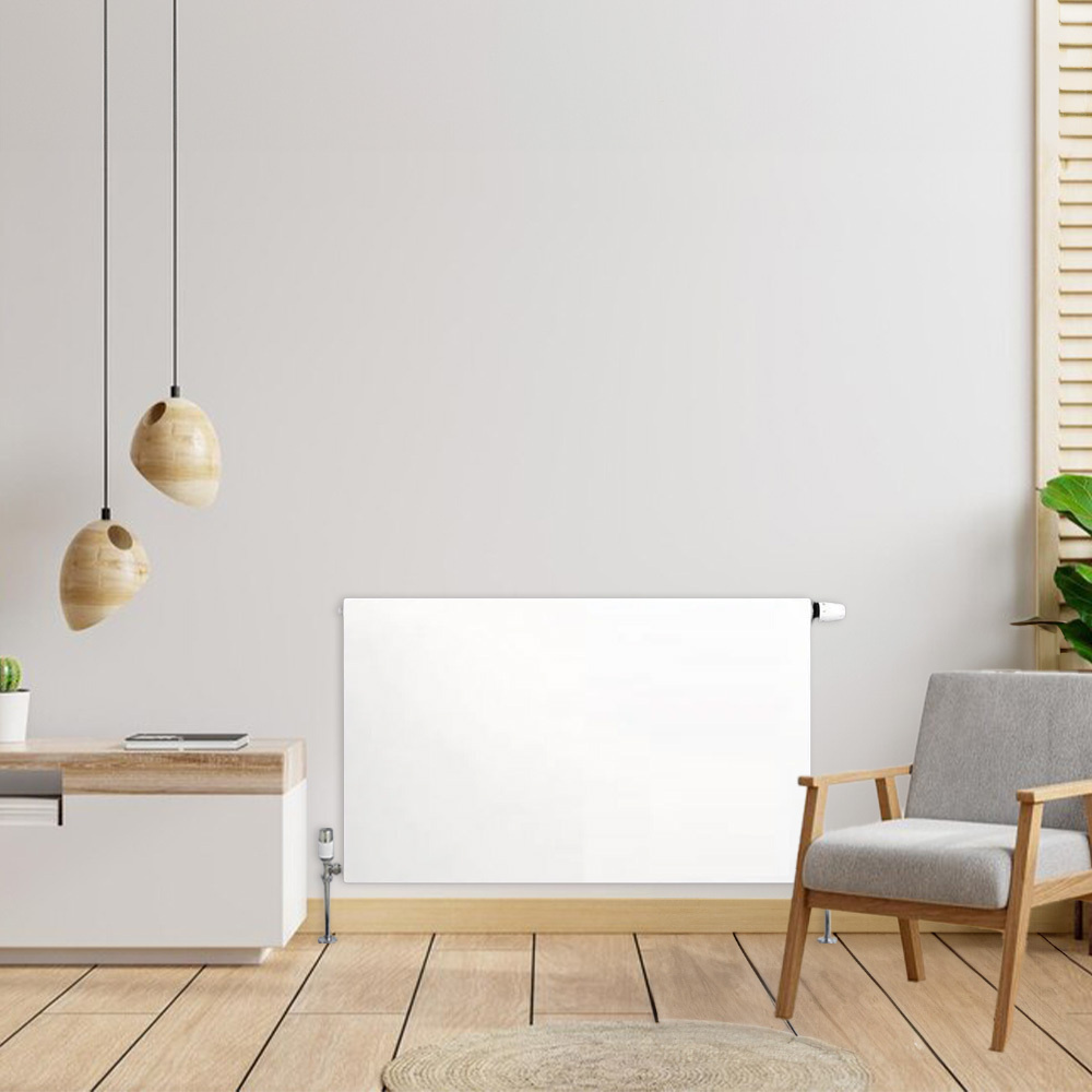 H60 x B160 T33 Paneelradiator - C4 Vlakke voorzijde - Wit