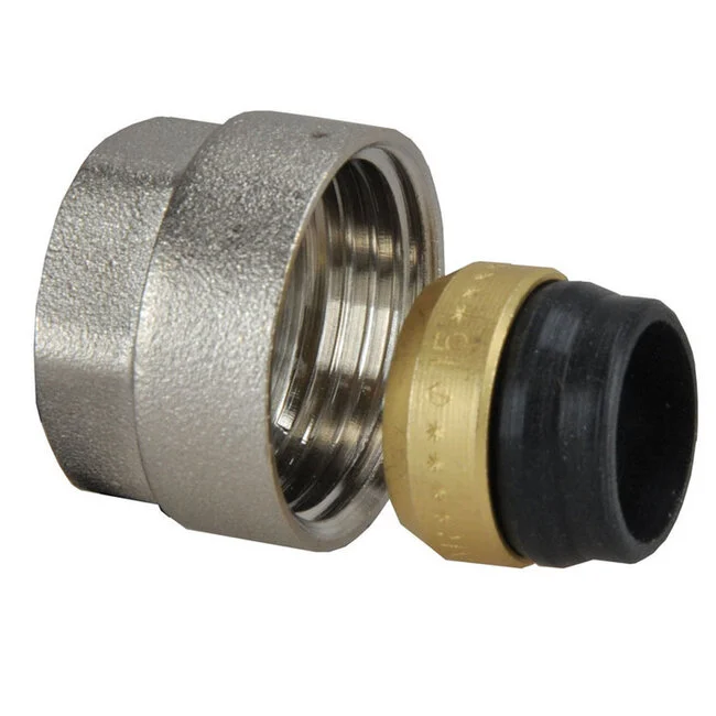 TR-91/A adaptor 3/4 euro.x 15mm vernikkeld