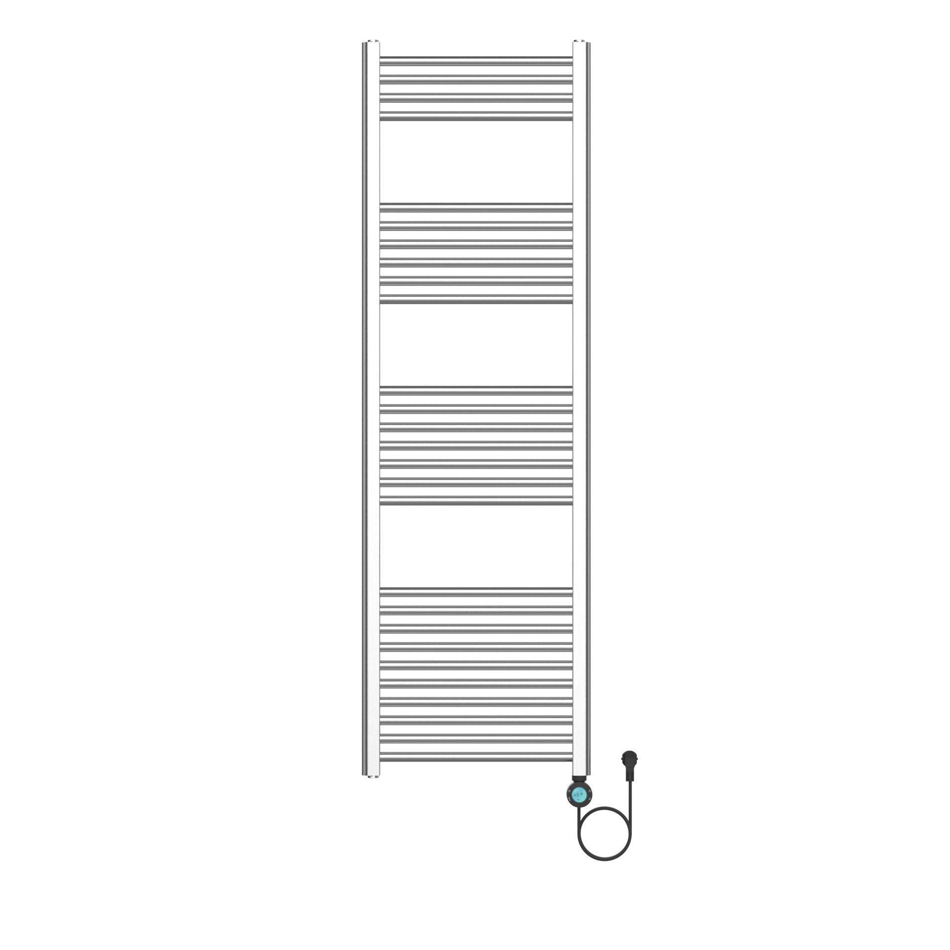H160 x B50 cm - elektrische Handdoekradiator 700W GEBORSTELD RVS